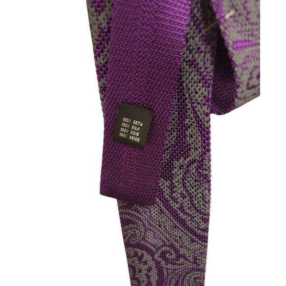 NEW Robert Talbott Knit tie -NWT- 100% silk - Picture 5 of 6